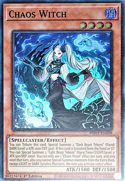 Chaos Witch: From Mystic Origins to Legendary Card in Yugioh